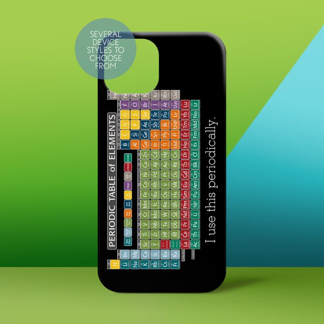 Periodisch Periodische Elementübersicht - Studiere Case-Mate iPhone Hülle (Personalized Phone Case)