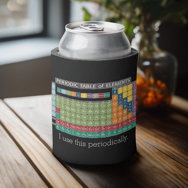 Periodisch Periodische Elementübersicht - Studiere Dosenkühler (Celebrate with a personalized can cooler - add your name or monogram. Great party favor or gift)