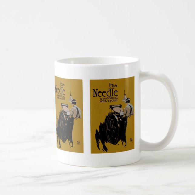 Periodische Abbildung der Nadel Kaffeetasse (Rechts)