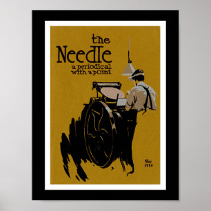 Periodische Abbildung der Nadel Poster