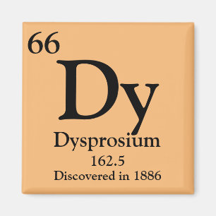Periodische Dysprosien Magnet