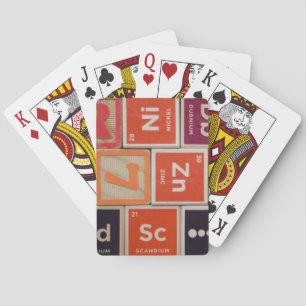 Periodische Elemente Zink-Wissenschaft Spielkarten