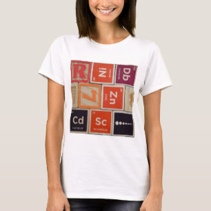Periodische Elemente Zink-Wissenschaft T-Shirt