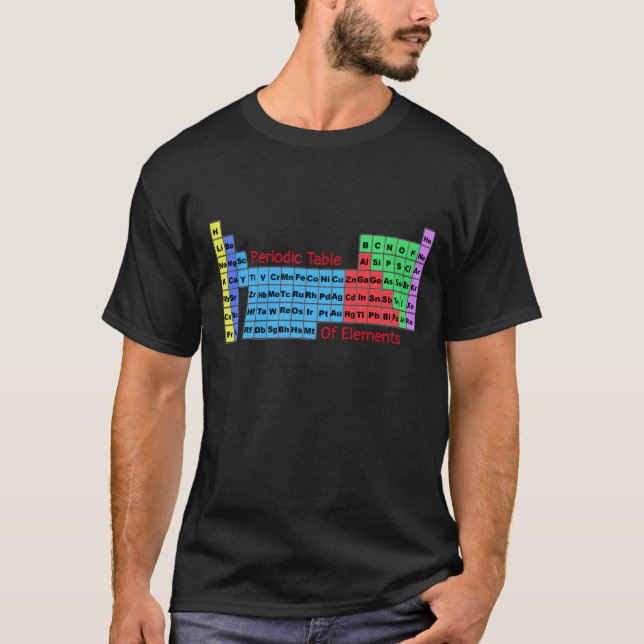 Periodische Elementübersicht T-Shirt (Vorderseite)