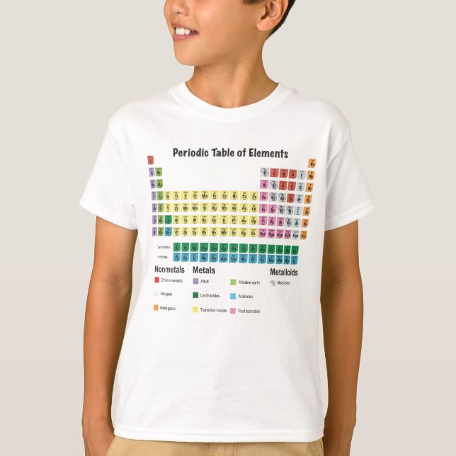 Periodische Elementübersicht T-Shirt (Vorderseite)