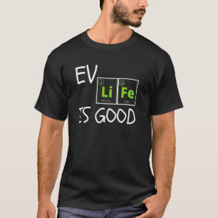 Periodische EV-Lebensdauer-Tabelle der Elemente-Ök T-Shirt