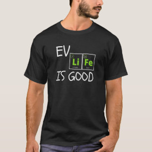 Periodische EV-Lebensdauer-Tabelle der Elemente-Ök T-Shirt