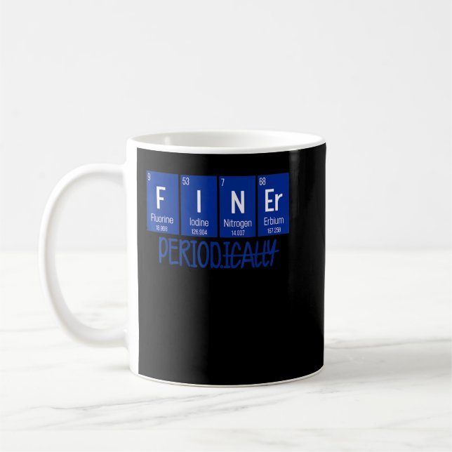 Periodische Finer-Periode Kaffeetasse (Links)