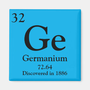 Periodische Germanium-Tabelle Magnet