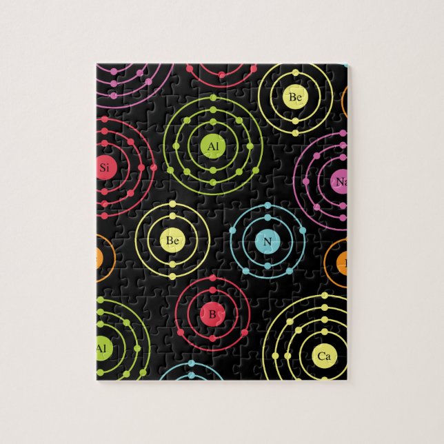 Periodische Muscheln Puzzle (Vertikal)