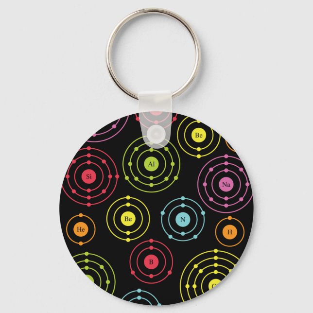 Periodische Muscheln Schlüsselanhänger (Vorderseite)