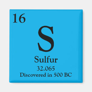 Periodische Schwefeltabelle Magnet