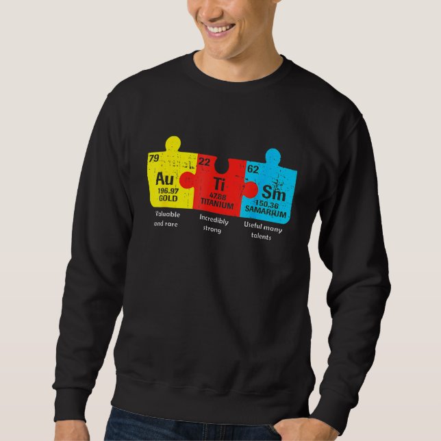 Periodische Sensibilisierung für Autismus Sweatshirt (Vorderseite)
