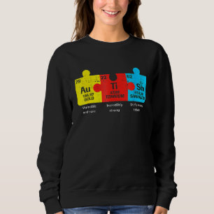 Periodische Sensibilisierung für Autismus Sweatshirt