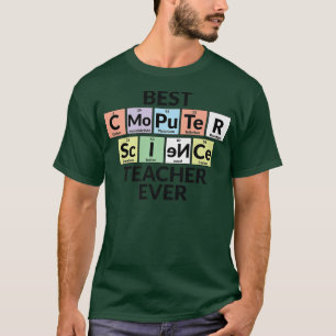 Periodische Tabelle - Bester Informatiklehrer je T-Shirt