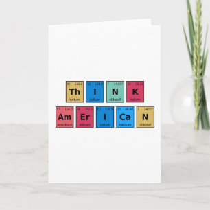 Periodische Tabelle denken Karte