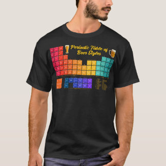 Periodische Tabelle der Bierstile Yeah Wissenschaf T-Shirt