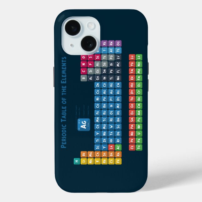 Periodische Tabelle der Elemente 2 Case-Mate iPhone Hülle (Rückseite)