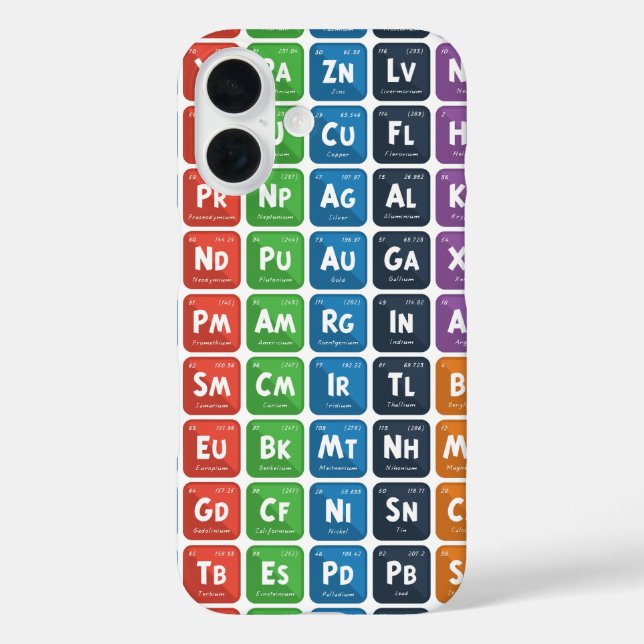 Periodische Tabelle der Elemente 3 Case-Mate iPhone Hülle (Rückseite)