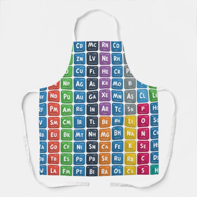 Periodische Tabelle der Elemente 3 Schürze (Vorderseite)