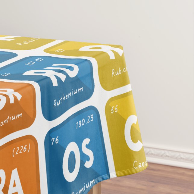 Periodische Tabelle der Elemente 3 Tischdecke (Beispiel)