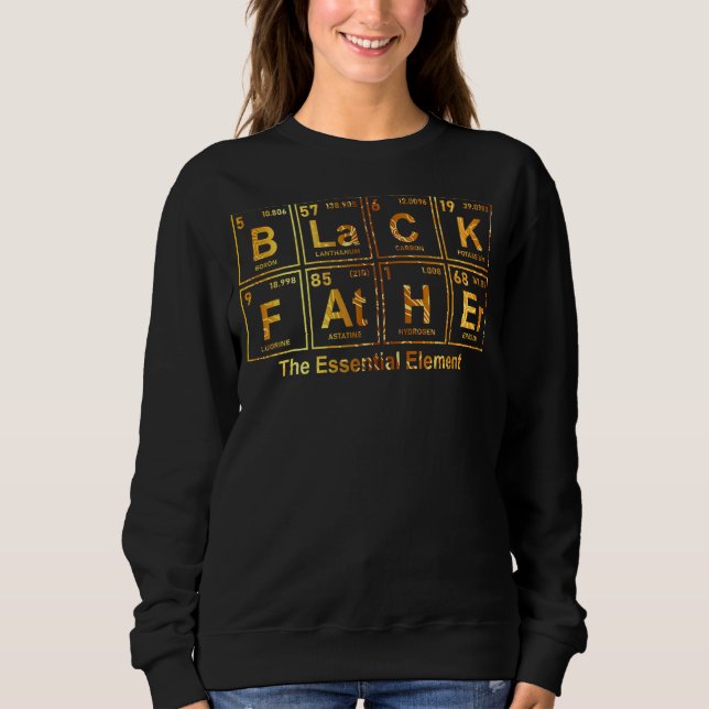 Periodische Tabelle der Elemente des Vaters D Sweatshirt (Vorderseite)