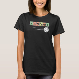Periodische Tabelle der Elemente Handball-Player S T-Shirt