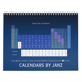 Periodische Tabelle der Elemente Kalender von Janz
