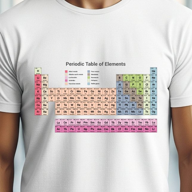 Periodische Tabelle der Elemente Männer-T - Shirt (Periodic Table of Elements Men T-Shirt)