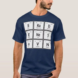 Periodische Tabelle der Elemente von Skudeneshavn  T-Shirt