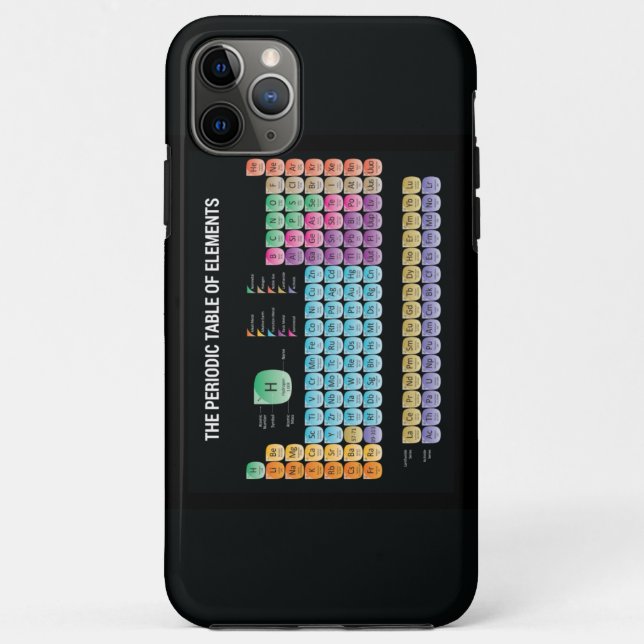 Periodische Tabelle der Elemente werfen Kissen Case-Mate iPhone Hülle (Rückseite)