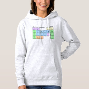 Periodische Tabelle der Interpunktion Frauenhorodi Hoodie