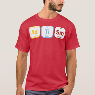 Periodische Tabelle der Kinder für Autistische Aut T-Shirt