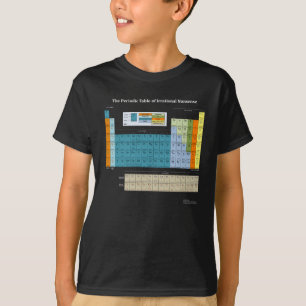 Periodische Tabelle des dunklen T - Shirt ohne Sin