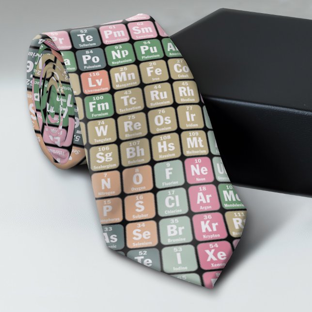 Periodische Tabelle des Elementmusters Krawatte (Periodic Table Pattern Tie)