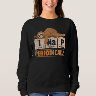 Periodische Tabelle, die lazy Animal Niedlich Slee Sweatshirt
