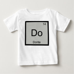 Periodische Tabelle Donenname Chemistry Element Baby T-shirt