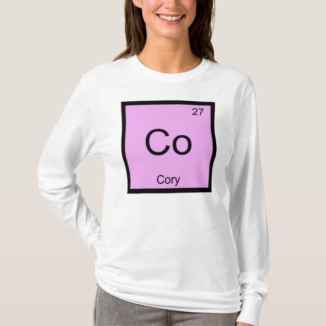 Periodische Tabelle für chemische Elemente T-Shirt (Vorderseite)