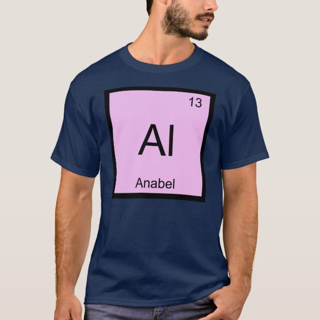 Periodische Tabelle für chemische Elemente T-Shirt (Vorderseite)