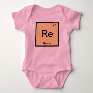 Periodische Tabelle für das chemische Element "Re Baby Strampler