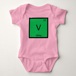 Periodische Tabelle für das chemische Element von Baby Strampler