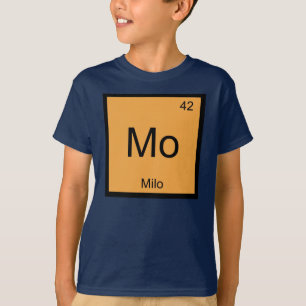 Periodische Tabelle für Milo Name Chemistry Elemen T-Shirt