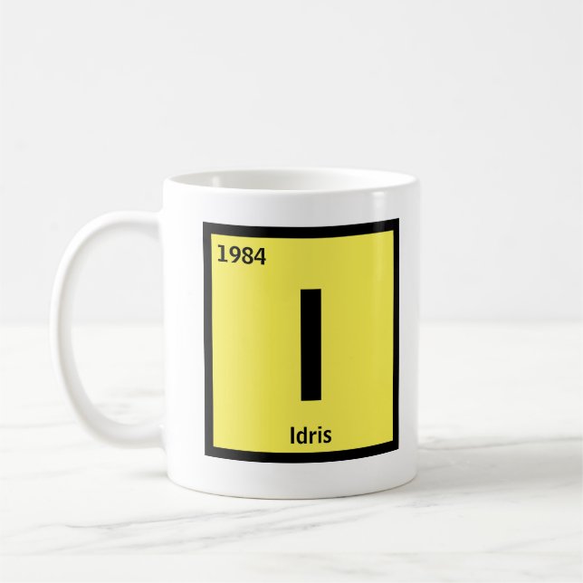 Periodische Tabelle I J K L Kaffeetasse (Links)