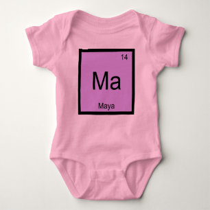 Periodische Tabelle Maya Name Chemistry Element Baby Strampler