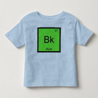 Periodische Tabelle mit dem Buckname Chemistry Ele Kleinkind T-shirt