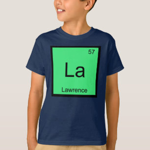 Periodische Tabelle mit dem Namen Chemie T-Shirt