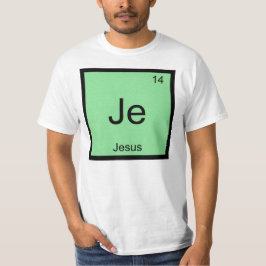 Periodische Tabelle mit Jesus Name Chemistry Eleme T-Shirt