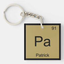 Periodische Tabelle "Patrick Name Chemistry Elemen
