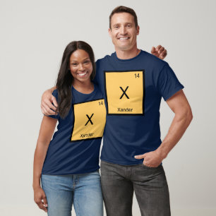 Periodische Tabelle Xander Name Chemistry Element T-Shirt