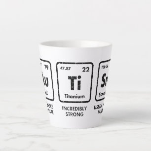 Periodische Tabelle zur Sensibilisierung für Autis Milchtasse